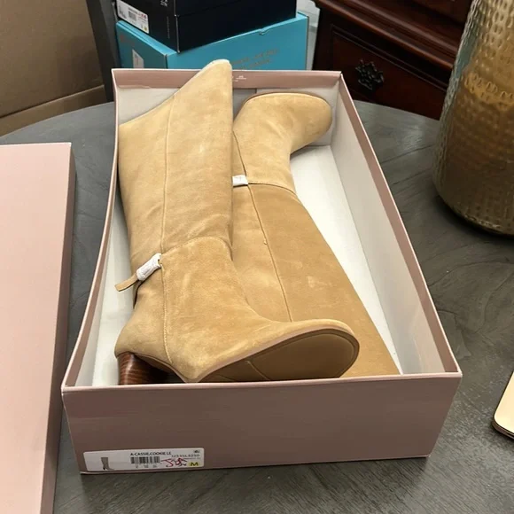 Franco Sarto Cassie Womens Zipper Round Toe Knee-High Boots - Picture 2 of 7